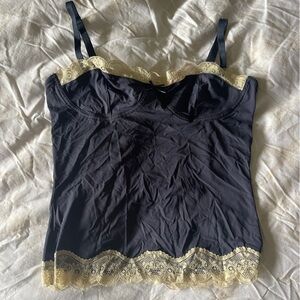 PRINCESS POLLY Top Model Cami in Navy Size 4